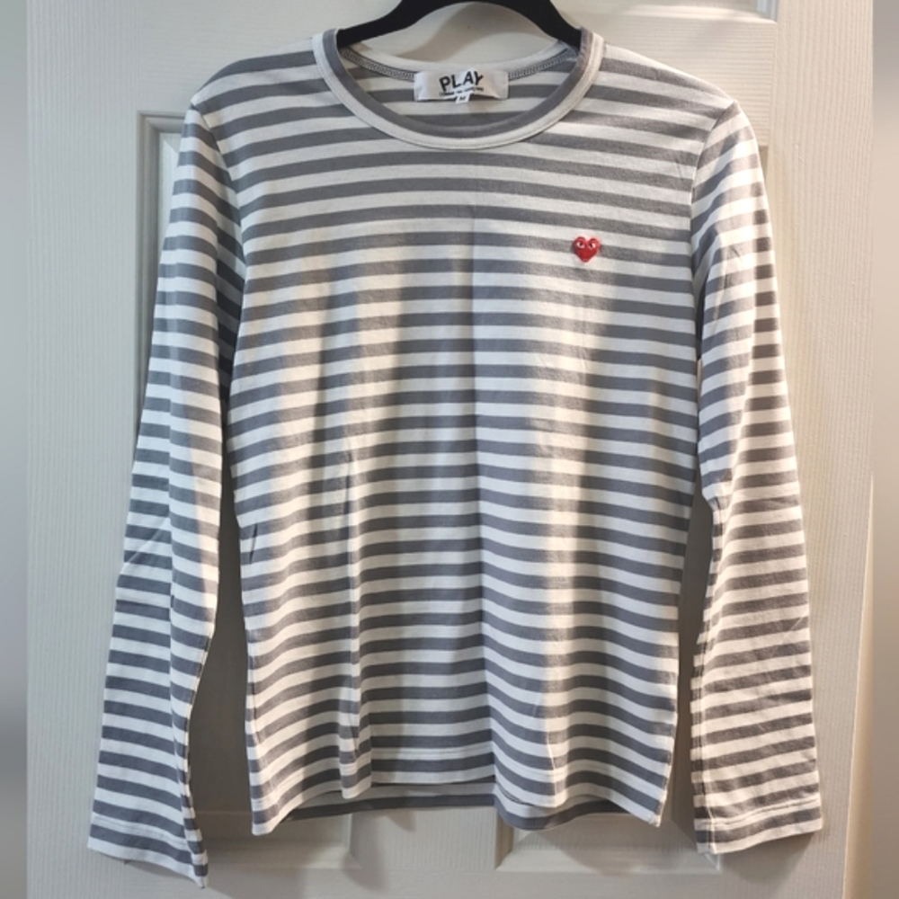 NWOT: Comme des Garcons PLAY Striped Longsleeve
